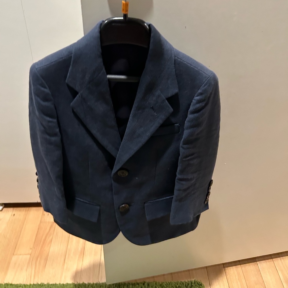 Navy Linen Jacket Blazer Polo by Ralph Lauren Size 3T